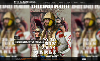 museedestempsbarbares.fr screenshot