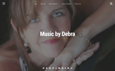 musicbydebra.com screenshot