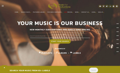 musicforproductions.com screenshot