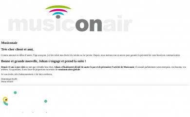musiconair.fr screenshot