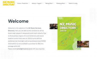 musicnz.co.nz screenshot