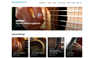 musikalisch24.de screenshot