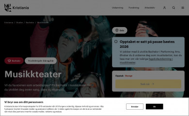 musikkteaterhoyskolen.no screenshot