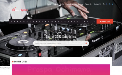 muslyrics.com screenshot