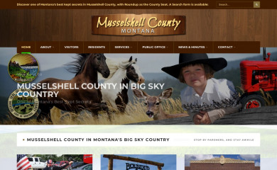 musselshellcounty.org screenshot