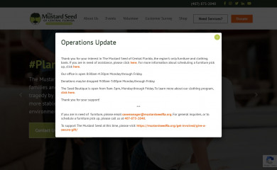 mustardseedfla.org screenshot