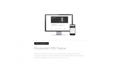 http://www.mustersite.ch screenshot