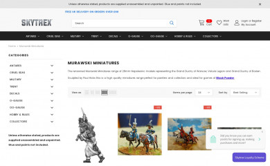 murawskiminiatures.com screenshot