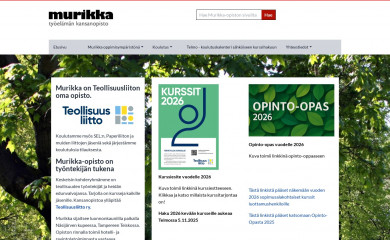 murikka-opisto.fi screenshot