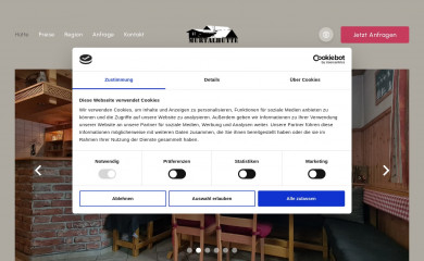 murtalhuette.at screenshot
