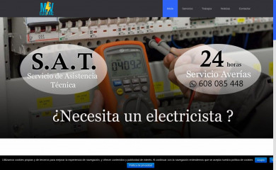 mvelectric.es screenshot
