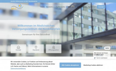 mvz-weiden.de screenshot