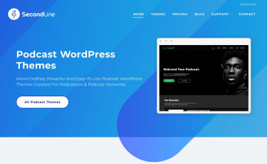 Podcast Pro Theme screenshot