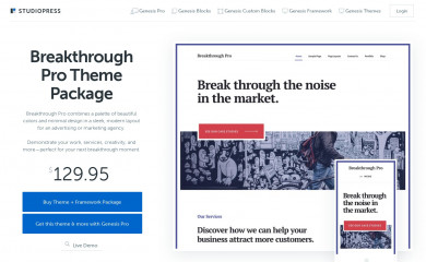 https://my.studiopress.com/themes/breakthrough screenshot