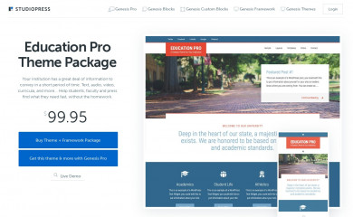 http://my.studiopress.com/themes/education/ screenshot