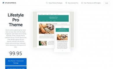 Lifestyle Pro Theme screenshot