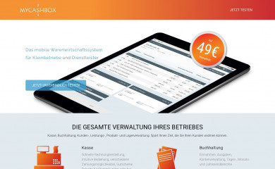 mycashbox.at screenshot