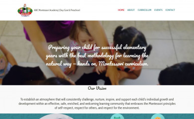 myabcmontessori.com screenshot