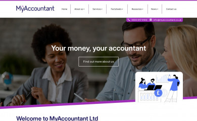 myaccountant.co.uk screenshot