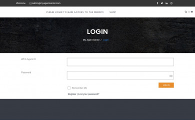 myagentcenter.com screenshot