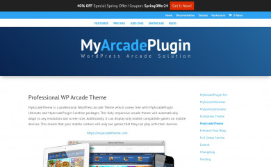 MyArcadeTheme WordPress Theme 