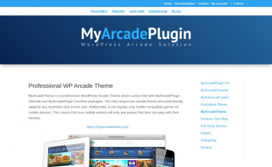 https://myarcadeplugin.com/features/myarcadetheme/ screenshot
