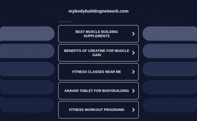 mybodybuildingnetwork.com screenshot