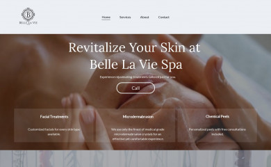 mybellelaviedayspa.com screenshot