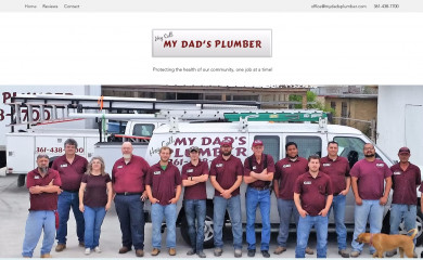 mydadsplumber.com screenshot