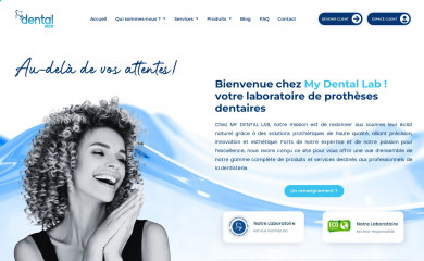 mydentallab.fr screenshot