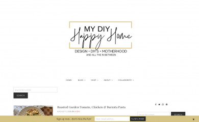 mydiyhappyhome.com screenshot
