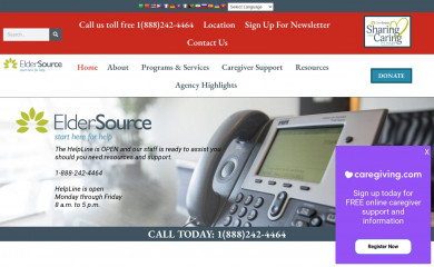 myeldersource.org screenshot