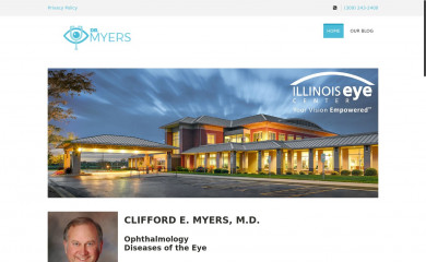 myerseyepeoria.com screenshot