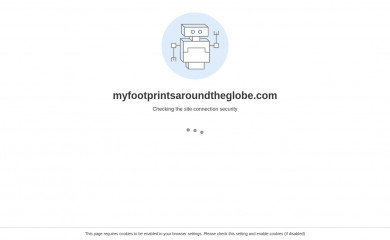 myfootprintsaroundtheglobe.com screenshot