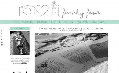 myfamilyfever.co.uk screenshot