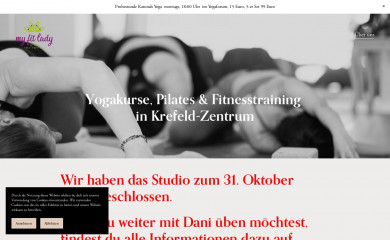 myfitlady.de screenshot