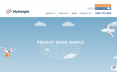 myfreight.com.au screenshot