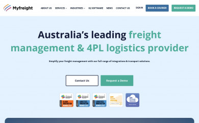myfreight.com.au screenshot