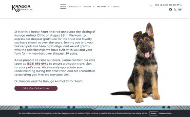 myhendersonvillevet.com screenshot