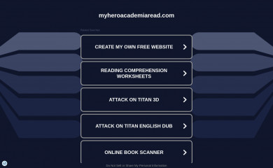 myheroacademiaread.com screenshot