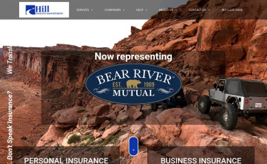 myhillinsurance.com screenshot
