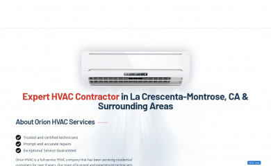 myorionhvac.com screenshot