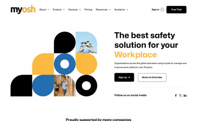 myosh.com screenshot