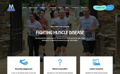 myositis.org.uk screenshot