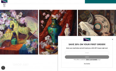 myleshermanart.com screenshot