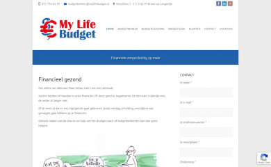 mylifebudget.nl screenshot