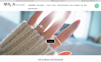 mymoissanite.com screenshot
