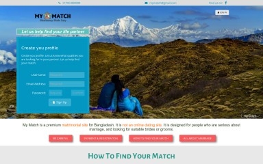 mymatchbd.com screenshot