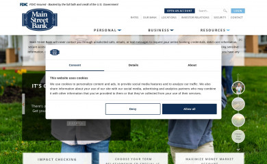 mymainstreetbank.bank screenshot