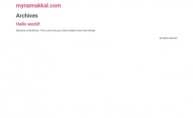 mynamakkal.com screenshot